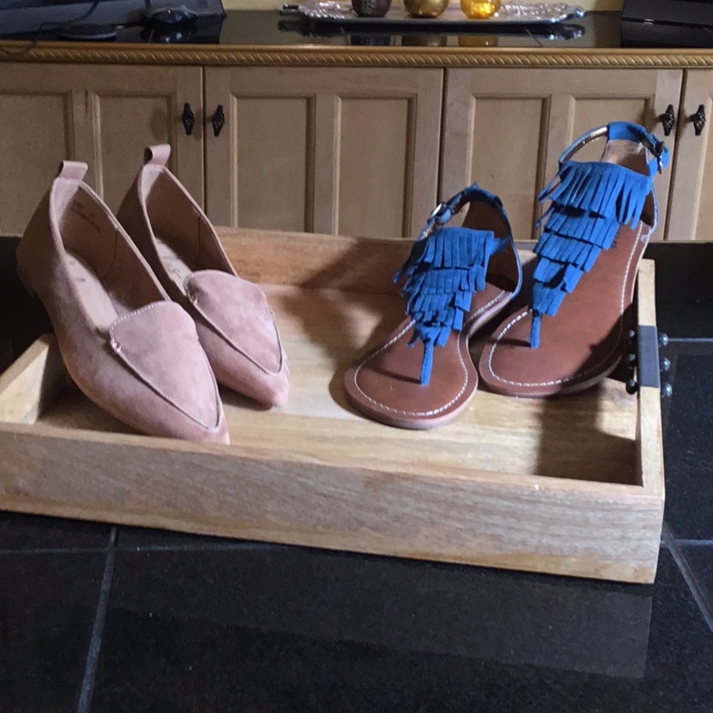 2 pairs of “Vegan” leather shoes NEW!